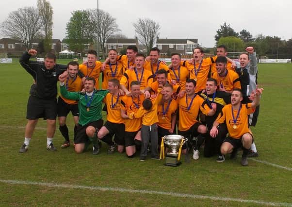 Littlehampton celebrate being crowned County League champions