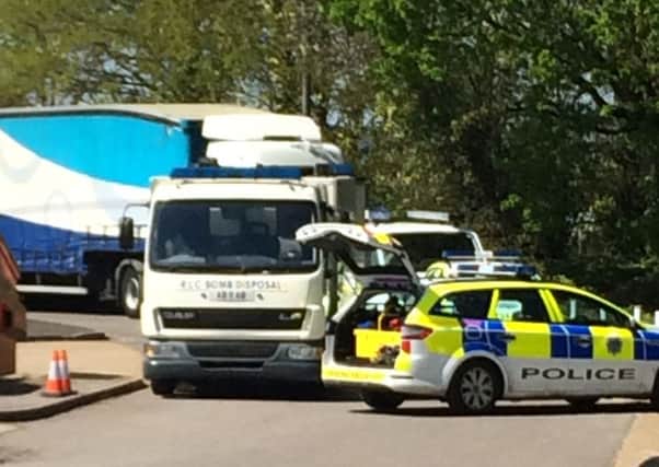 Pulborough bomb scare picture by Laurence Wilson