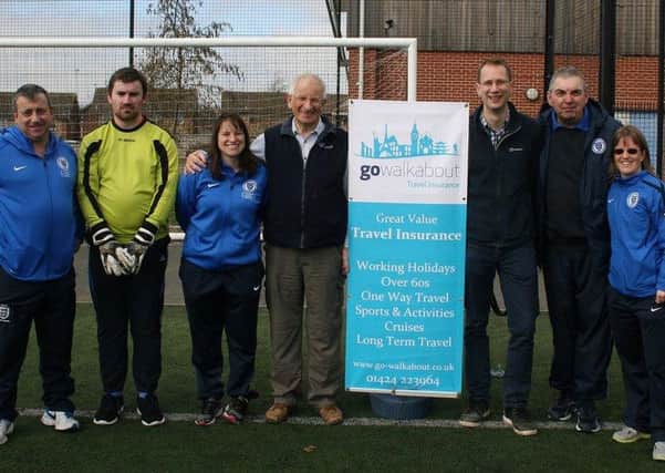Sussex Disability Football League get new sponsorship from Go Walkabout