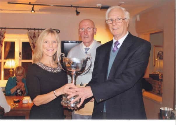 Debbie Shelley, one of the Bognor Amateur Angling Society trophy winners