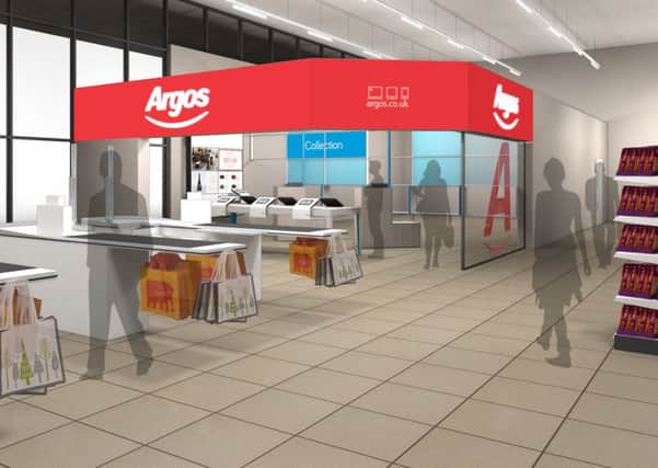 An image of the new-look Argos stores within Sainsburys