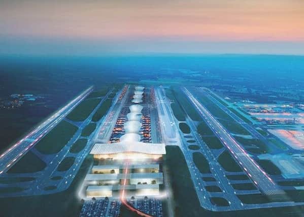Proposed plan for new runway at  Gatwick Airport SUS-150302-164645001