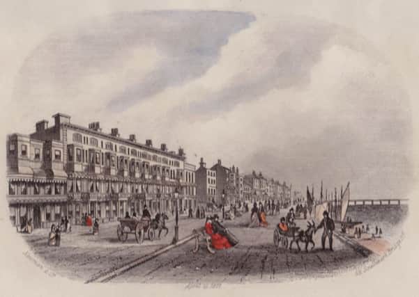 The left-hand half of this engraving, dated April 10, 1877, shows the buildings that gradually became the Berkeley Hotel  and are today the Travelodge