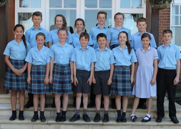 IAPS national swimming finalists from Cranleigh Prep School SUS-150430-165053001