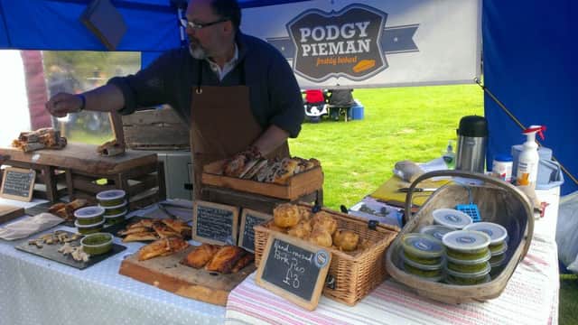 The Podgy Pieman at the Weald and Downland Food and Folk Festival