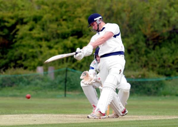 Action from Portslade's Twenty20 Cup game with Worthing last week