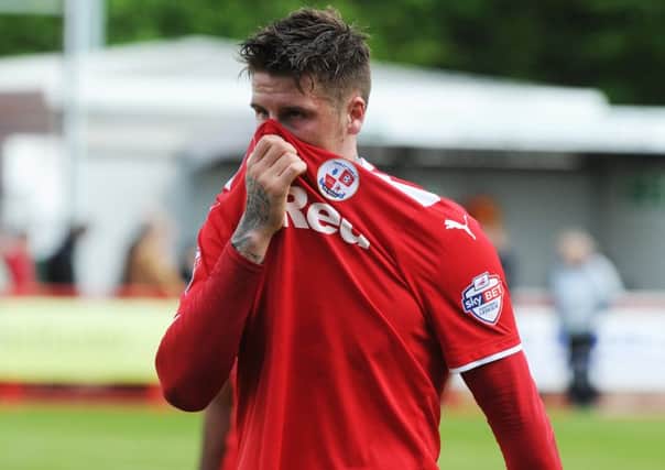 CRAWLEY TOWN ARE RELEGATED TO LEAGUE TWO AFTER LOSING AT HOME TO COVENTRY IN THE LAST GAME OF THE SEASON (PIC BY JON AND JOE RIGBY) SUS-150405-140606008