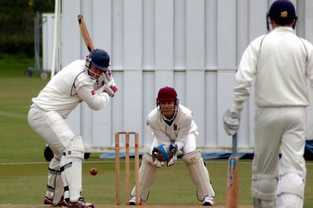 Sussex Cricket. Horsham CC v St James's CC. Action from the match.

Picture : Liz Pearce 020515
LP1501483 SUS-150205-203454008