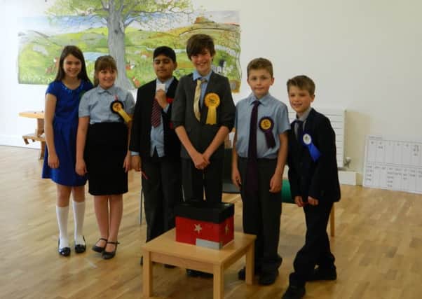 Handcross Primary School held an 'election' today where all the children got a chance to vote