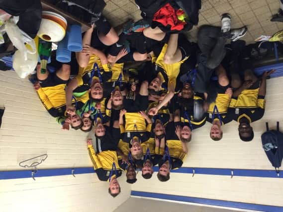 Littlehampton celebrate winning the Sussex County League Youth Cup