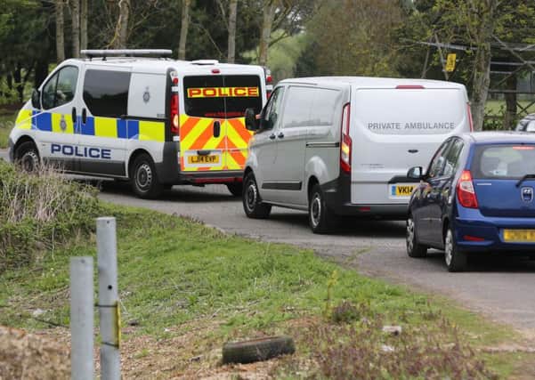 Police at the scene of a fatal incident near Angmering railway station    Picture: Eddie Mitchell
