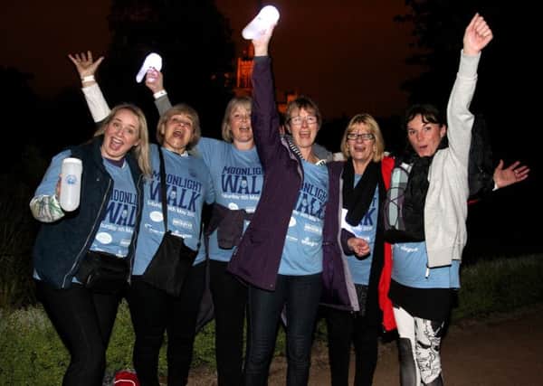 St Wilfrid's Hospice moonlight walk. Picture by Sam Stephenson