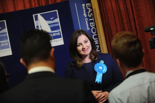 Eastbourne's New MP Caroline Ansell (Conservative). SUS-150805-080210001
