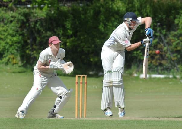 Roffey CC V Preston Nomads. Roffey's Stuart Whittingham batting (Pic by Jon Rigby) SUS-151105-093157008