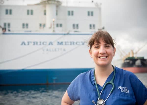Elizabeth Chitty is one of the nurses manning the Africa Mercy hospital ship which is docked in Madagascar