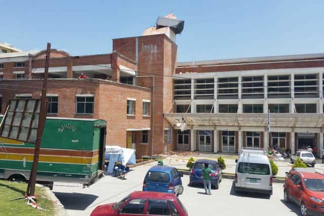 Damaged hospital in Kathmandu made safe by West Sussex team