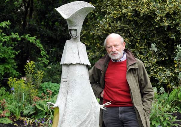 Sculptor Philip Jackson in his garden which played host to the charity event.LA1500114-1 SUS-150905-180225008
