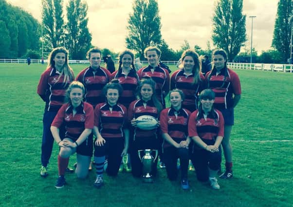 Downlands u15 girls rugby team