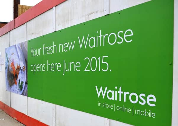New Waitrose building site in the Bishopric, Horsham. Pic Steve Robards SUS-150331-092228001