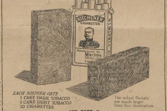 Advert for 'Gazette' Tobacco Fund, Worthing Gazette, 4th August 1915 SUS-150514-112345001