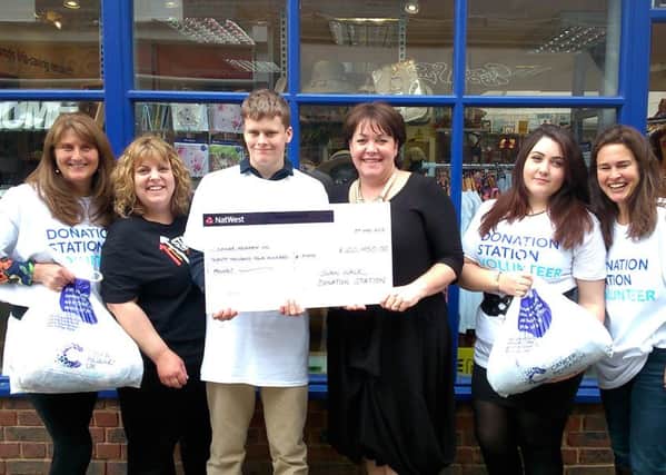 Donation Station success at Swan Walk Shopping Centre, Horsham SUS-150515-102511001