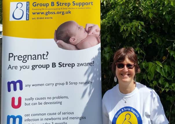 Jane Plumb, the founder of Strep B Support charity based in Haywards Heath, is looking for others to join her in a 10km fundraising run - picture submitted
