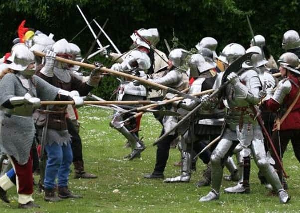Three living history groups will be portraying a breathtaking battle at the Castle Siege