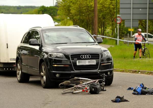 Serious RTC at the junction of the A281 and the A264 at Broadbridge Heath involving a bicycle. SR1510888. Pic Steve Robards SUS-150520-113031001