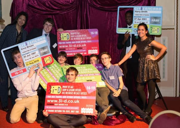 Previous members of the  East Sussex Youth Cabinet  at the launch of the 3i-D card ENGSUS00120131217151545 pictued in 2013