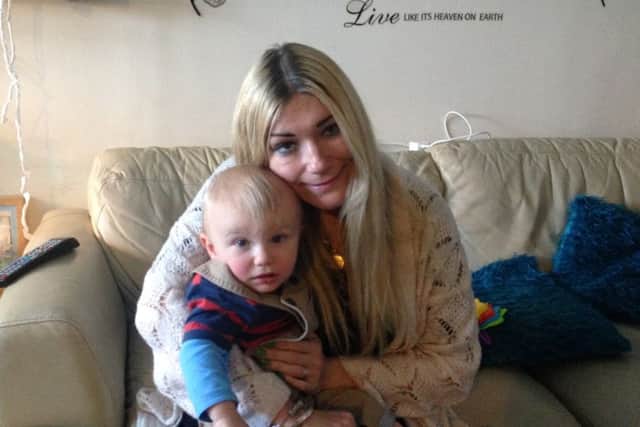 Lisa Bailey and her son KJ