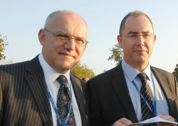 Stuart Welling, Chairman of the East Sussex Healthcare Trust and Darren Grayson Chief Executive