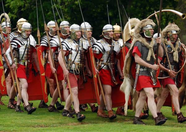 Children will be able to learn about invading Roman soldiers like these who occupied  Britain about 2,000 years