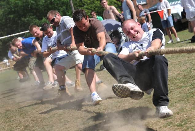 Tug of war is one of the activities planned for the family fun day