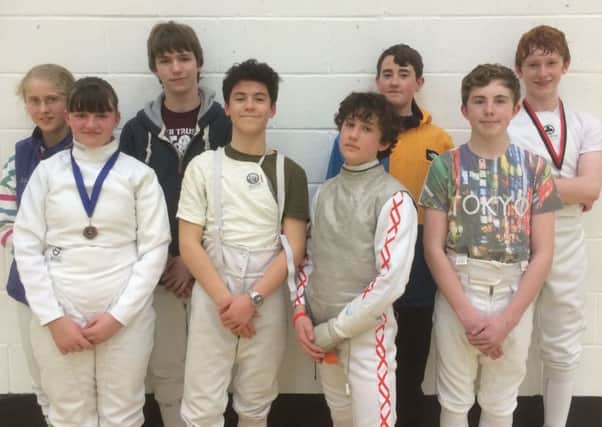 Chichester fencers who flew the flag at the British Youth Championships