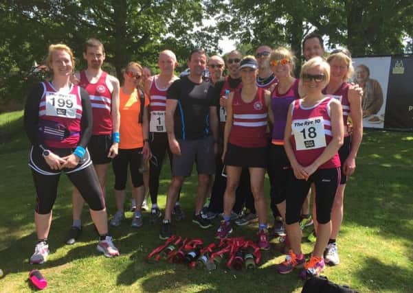 The Harriers picked up a host of titles including bottles of wine at the Sussex Grand Prix's Rye 10 mile race this weekend.