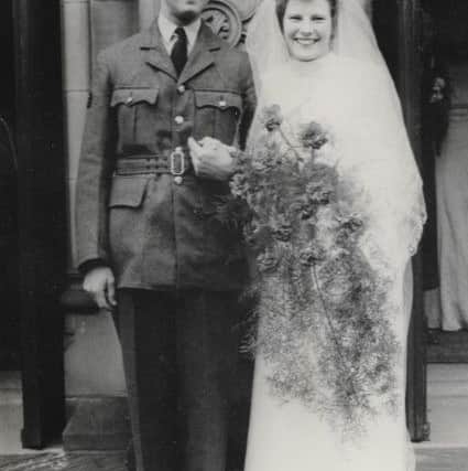 Ernest and Iris Balliger on their wedding day, May 26 1945