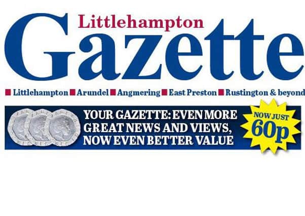 The Littlehampton Gazette will cost 60p from May 28, 2015