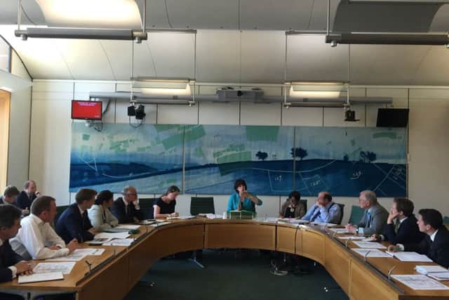 Sir Nicholas Soames chaired a meeting of MPs with rail minister Claire Perry which Arundel and South Downs MP Nick Herbert attended (photo submitted). SUS-150527-112133001
