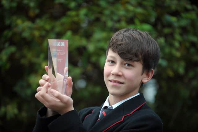 Portsmouth Grammar School pupils Isaac Waddington won the BBC Radio 2 Chorister of the Year award and is now through to the final of Britain's Got Talent 

Picture by Steve Reid