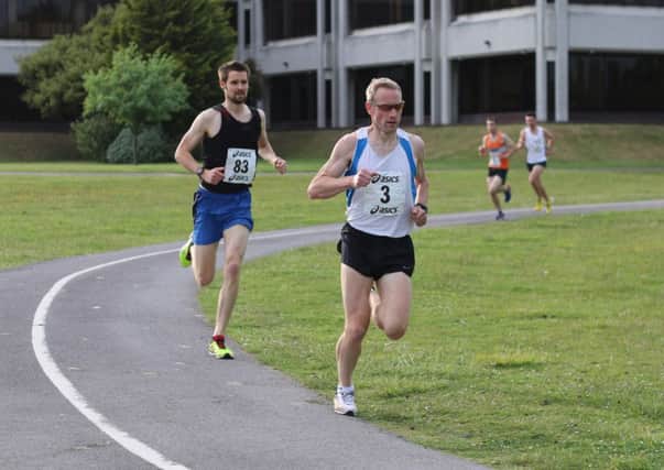 James Baker leads Peter Concannon but the placings wrre reversed / Picture by David Brawn