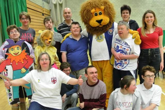 The Crawley Lions hosted an It's a Knockout contest for Lions Clubs across Crawley, Horsham and Mid Sussex. People with learning disabilities joined them at the K2 Leisure centre in Crawley on Friday May 29 for the annual contest - picture submitted