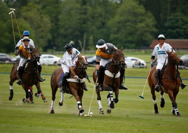 Action from the Dollar Cup final / Picture by Clive Bennett - www.polopictures.co.uk