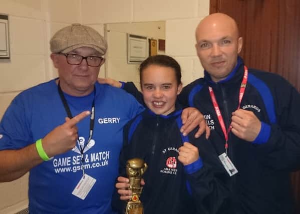 Holly Heffron of St Gerards is one of the three local boxers taking on London Diamonds