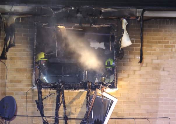 Bedroom fire in a property in The Quadrant, Maybridge, Worthing.
Picture by Eddie Mitchell. SUS-150306-074430001