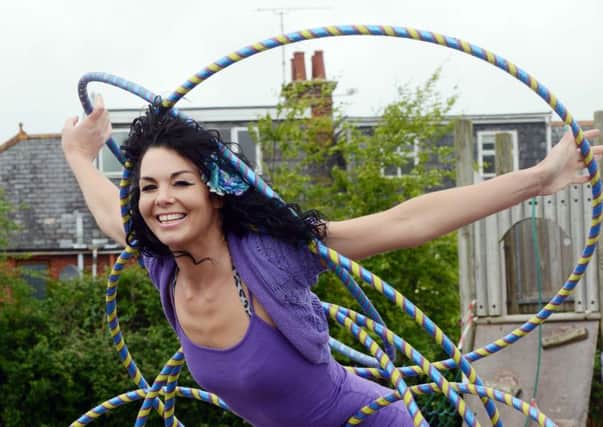 S26642h13  Lisa Sampson impressed judges on Britain's Got Talent with her hula skills