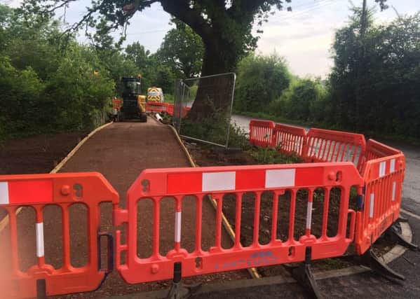 New cycle path between Barnham and Walberton being build SUS-150506-080921001