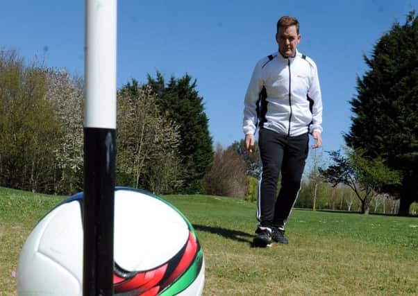 Footgolf at Chichester Golf Club / Picture by Kate Shemilt KS1500011-3