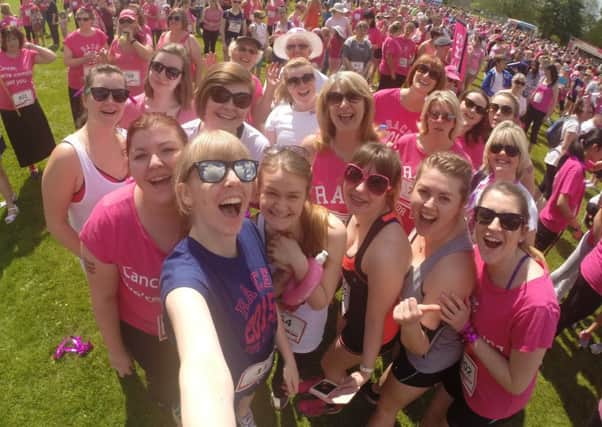 Team from The Capitol Theatre take part in Race for Life, Horsham SUS-150806-155751001
