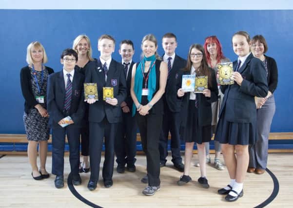 Author Ruth Eastham visited Steyning Grammar school SUS-150906-151243001