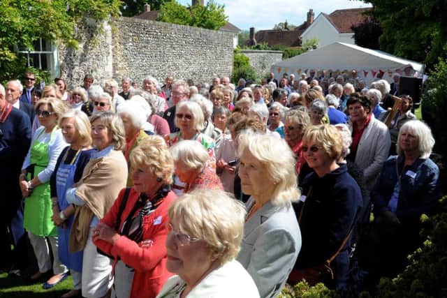 Flower arrangers and VIPs from across Sussex gathered at Chichester Cathedral for the launch